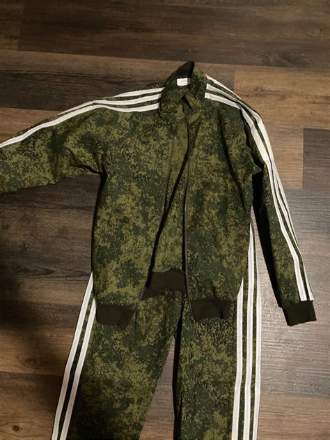 siberian camo adidas tracksuit.